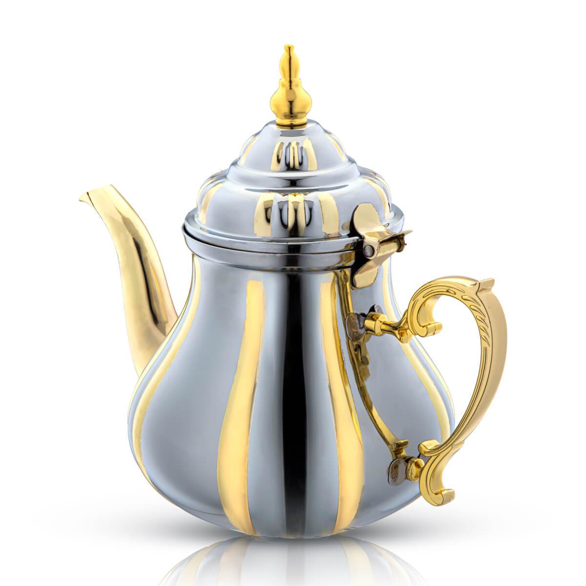 Almarjan 1.2 Liter Stainless Steel Teapot Gold - STS0010656