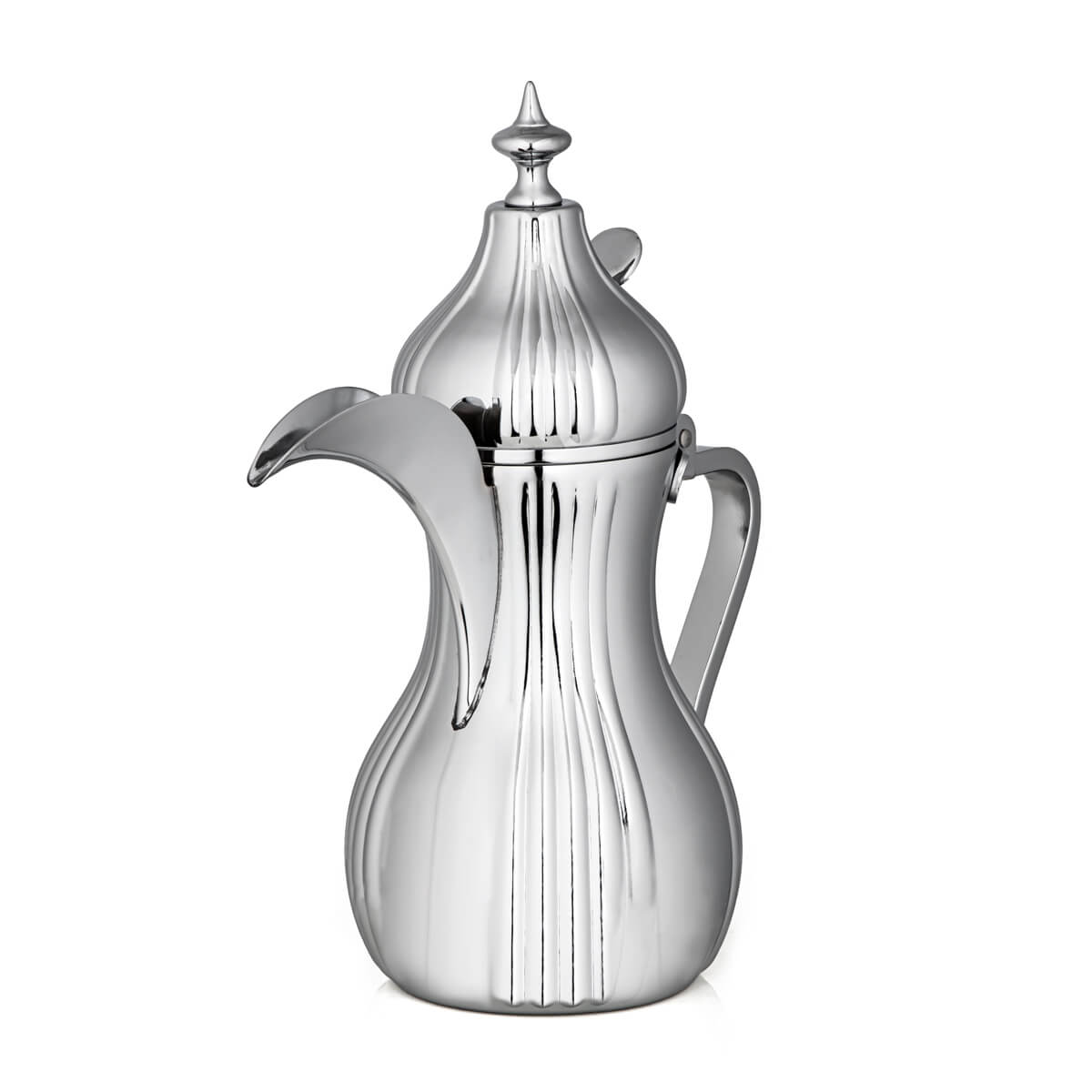 Almarjan 1 Liter Stainless Steel Dallah Silver - STS0010668