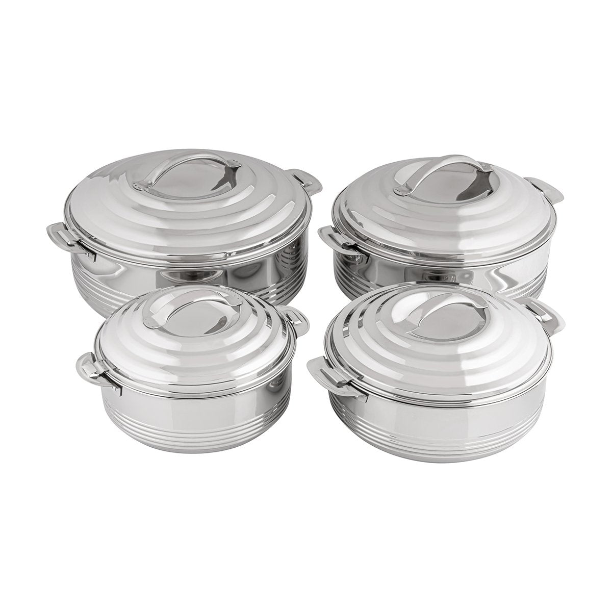 Shop Online Almarjan 20000 ML Casa Collection Stainless Steel Hot Pot Silver - STS0290336 at almarjanstore.com