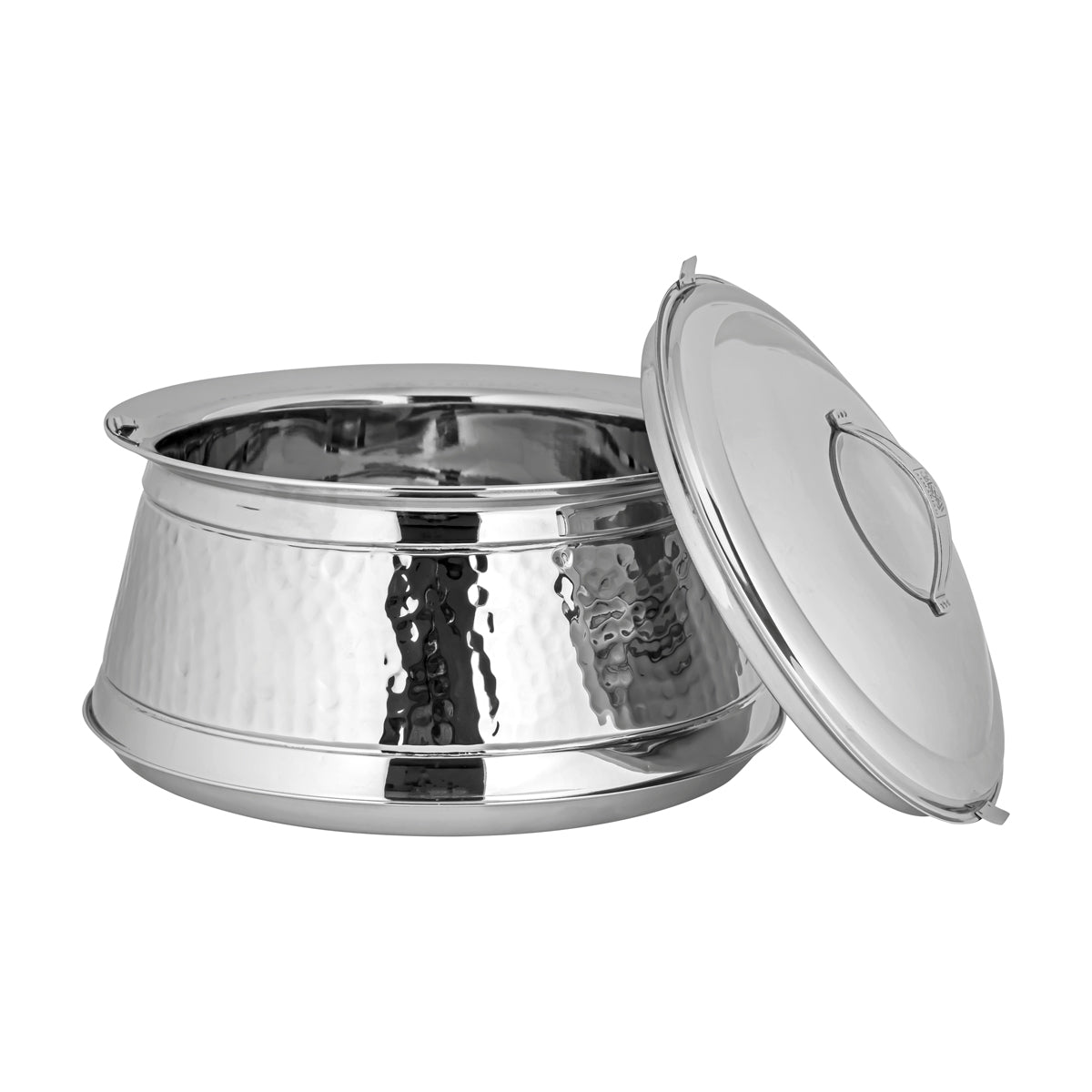 ALMARJAN Harisa Collection Stainless Steel Hot Pot Silver 8000 ML STS0292215